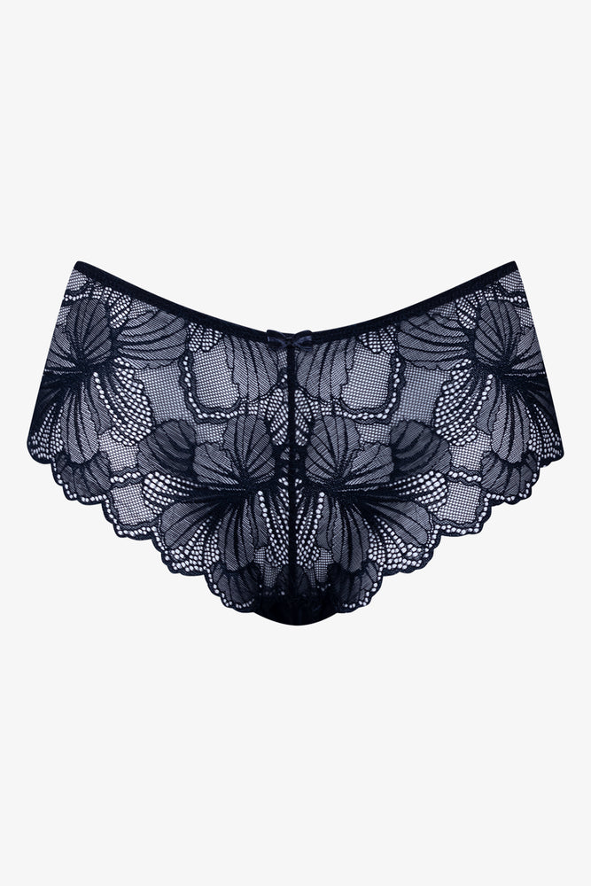 3 Pack Lace Boyleg Navy And Natural (2)