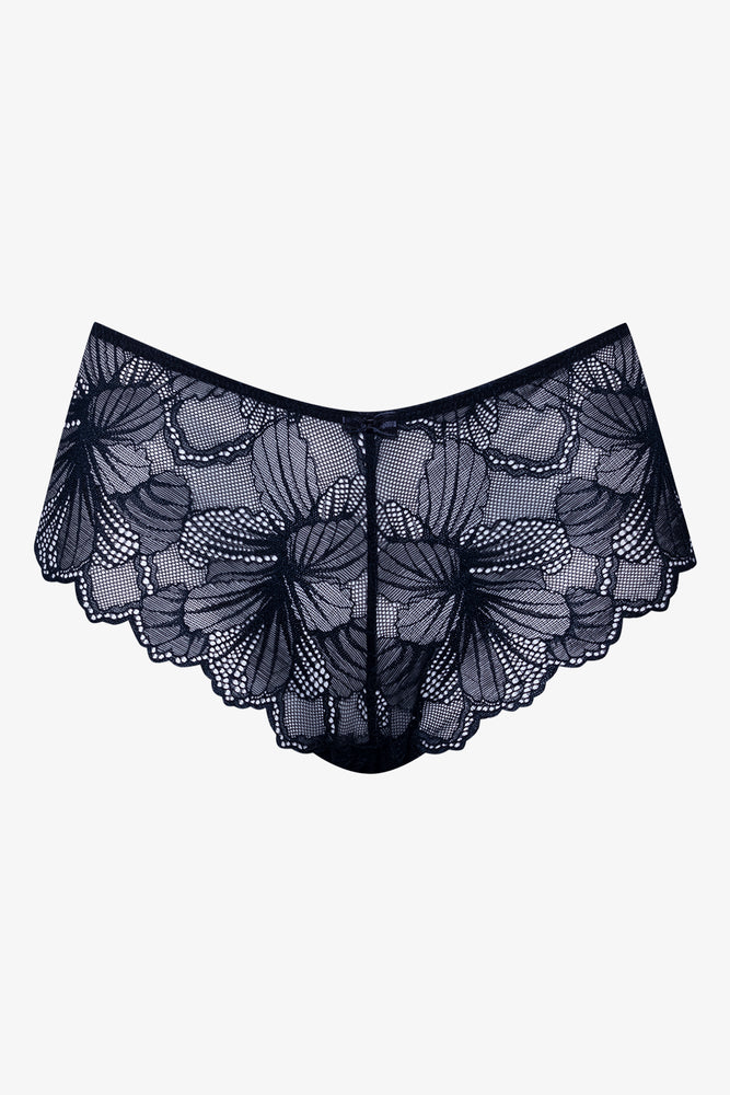 3 Pack Lace Boyleg Navy And Natural (3)