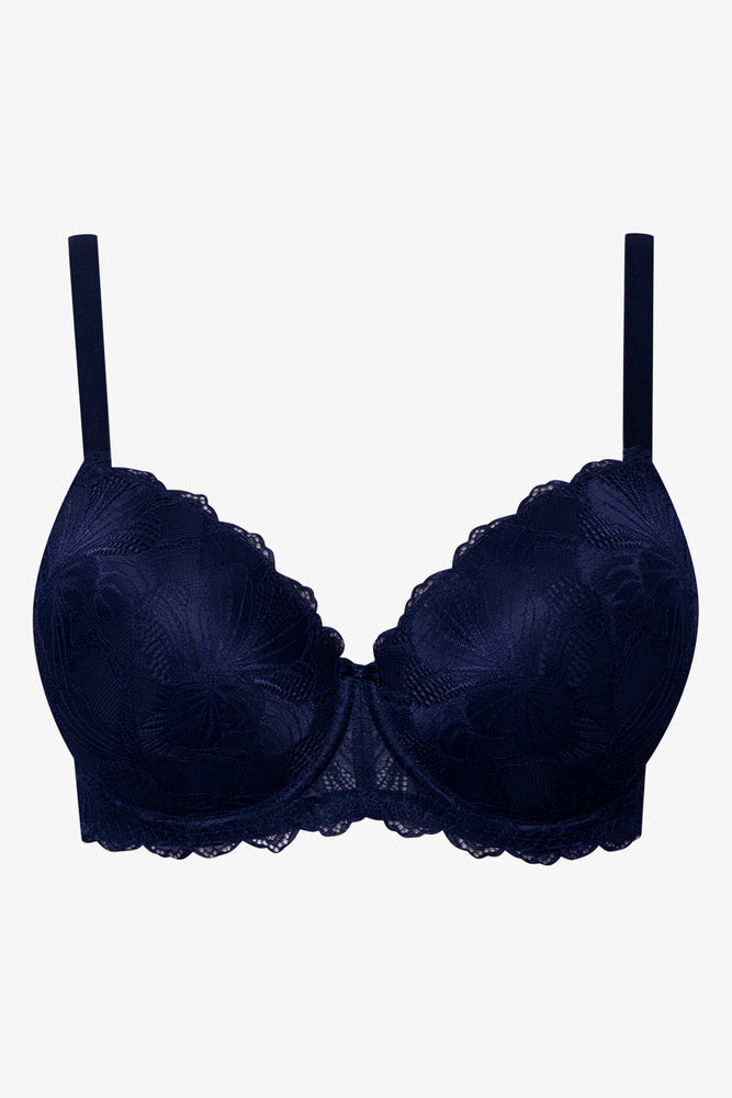 2 Pack Lace Bras Navy & Blue (1)