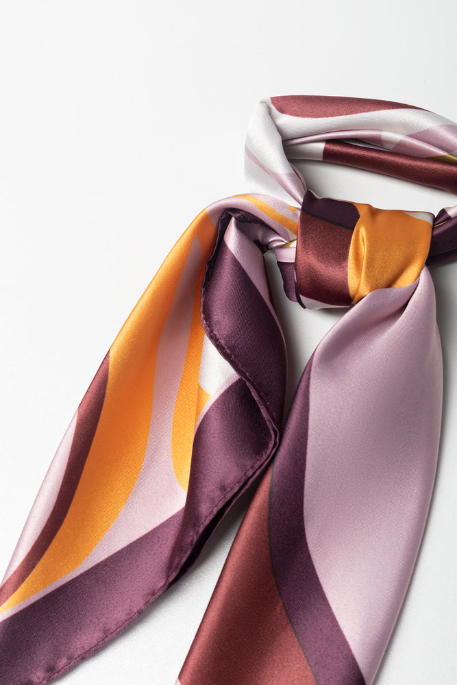 Printed Satin Scarf