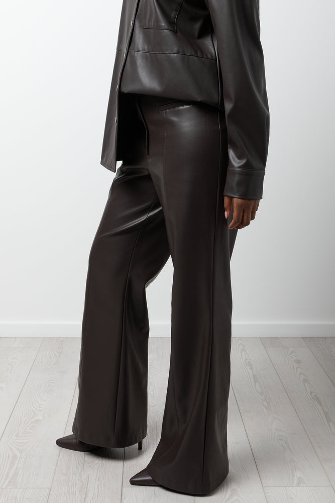 Pleather Pants Chocolate