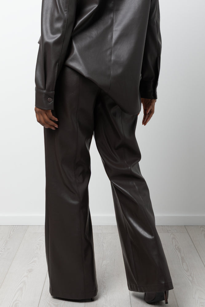 Pleather Pants Chocolate (2)