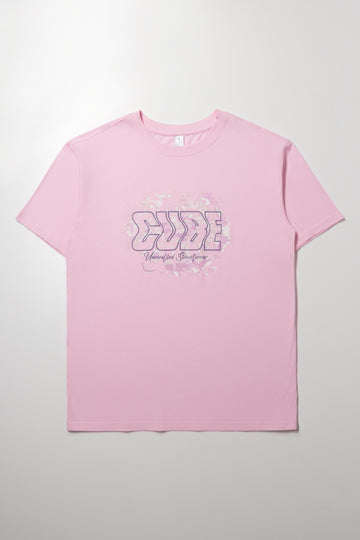 Oversized T-Shirt Pink