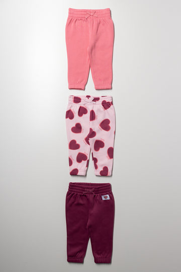 3 Pack Trackpants Multicolour