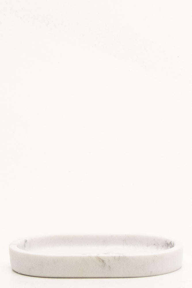Marble Soap Dish Grey