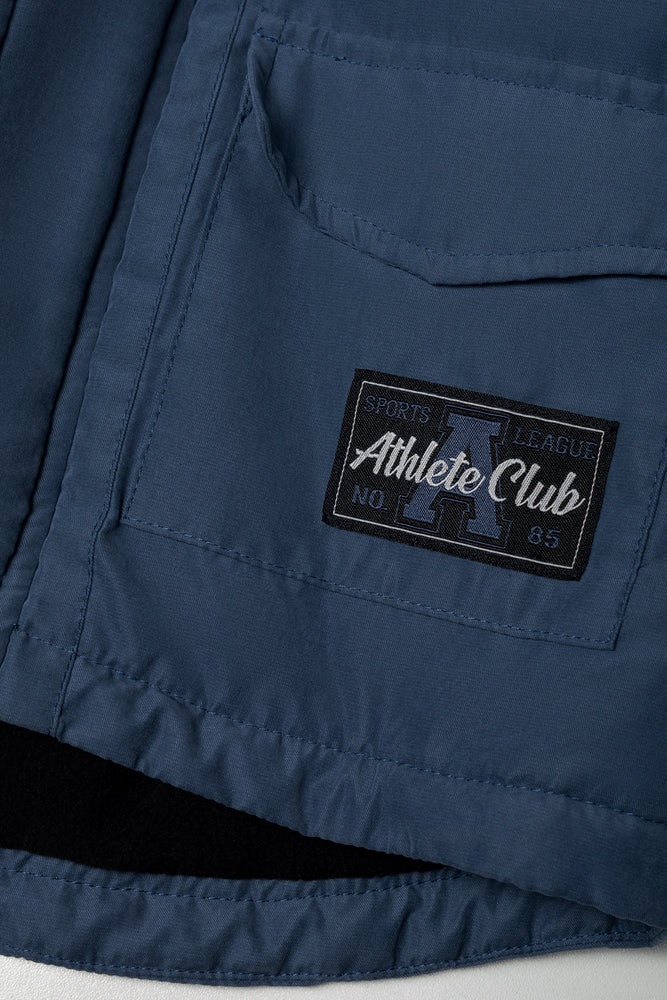 Hooded Parka Jacket Blue (1)