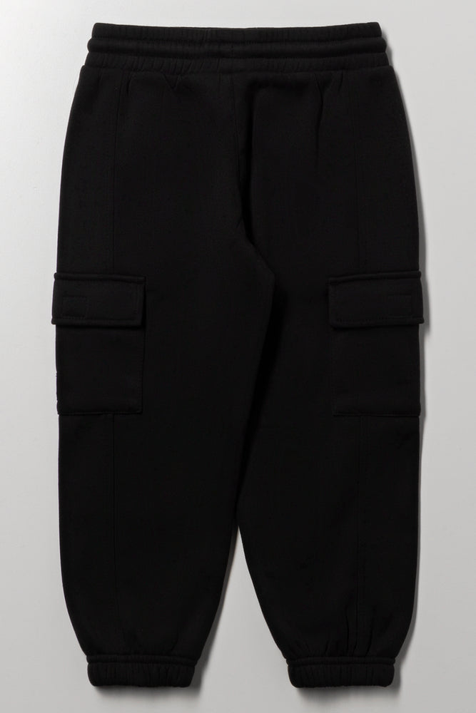 Cargo Trackpants Black (2)