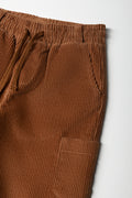 Corduroy Cargo Jogger Pants Rust (1)