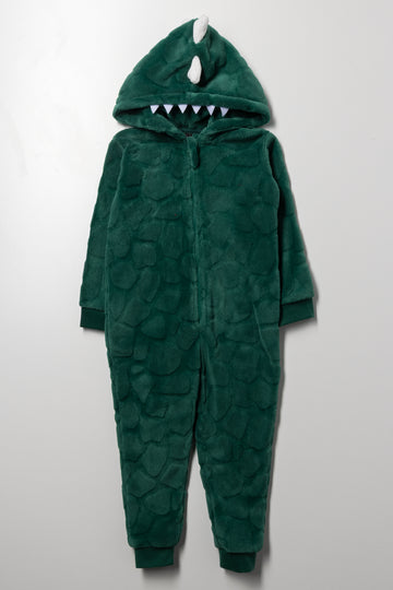 Dinosaur Onesie Green