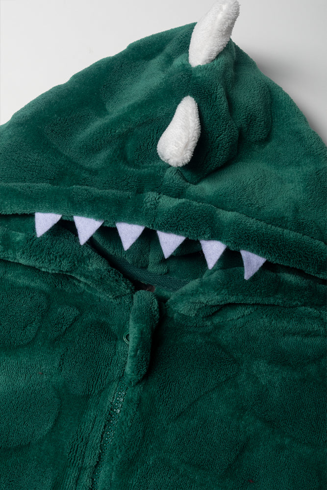 Dinosaur Onesie Green