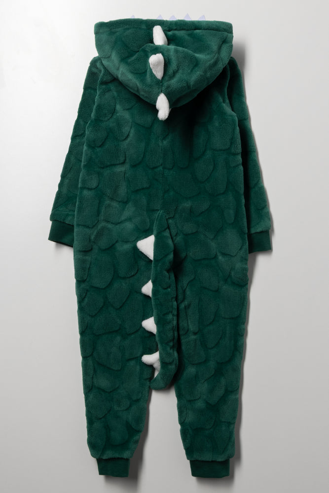 Dinosaur Onesie Green (2)