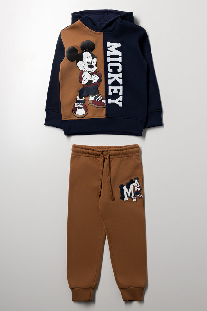 Mickey Mouse Tracksuit Brown