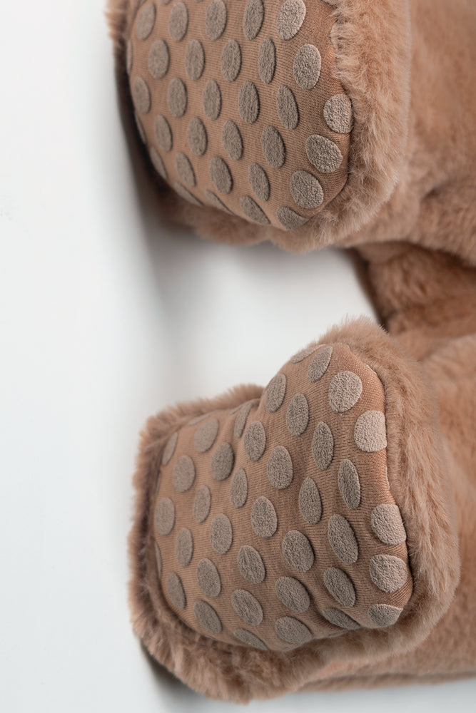 Padded Fur Babygrow Natural (2)