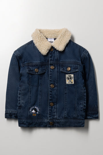 Mickey Mouse Denim Jacket Blue