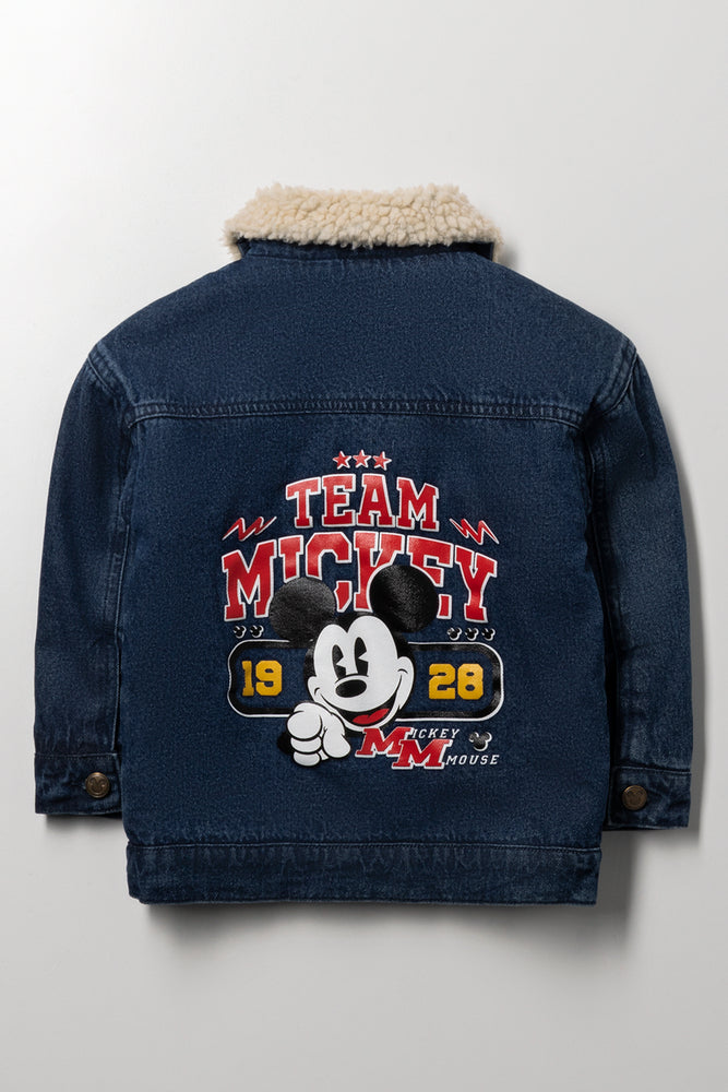 Mickey Mouse Denim Jacket Blue (2)