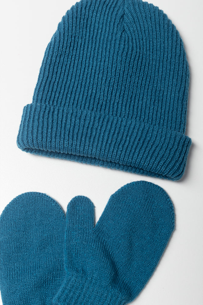 2 Piece Hat Set Teal (1)