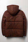 Puffer Jacket Brown (2)