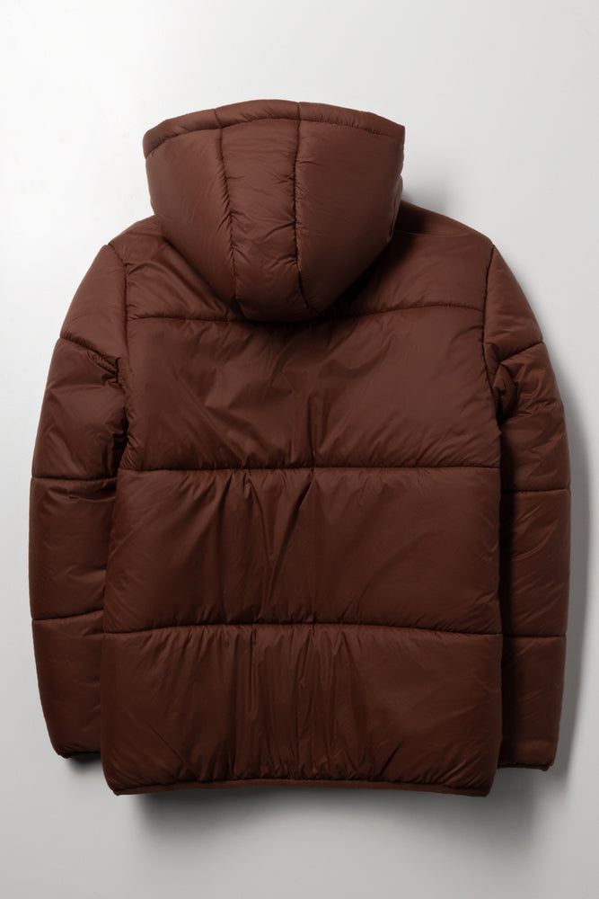Puffer Jacket Brown (2)