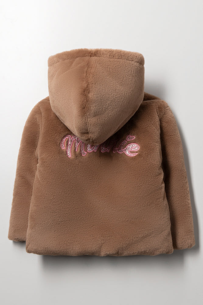 Minnie Mouse Fur Jacket Natural (2)