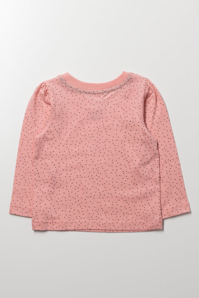 Long Sleeve T-Shirt Pink (2)