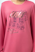 2 Pack Sleepshirts Pink (3)