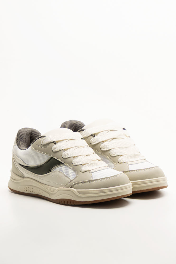 Skater Padded Sneakers White