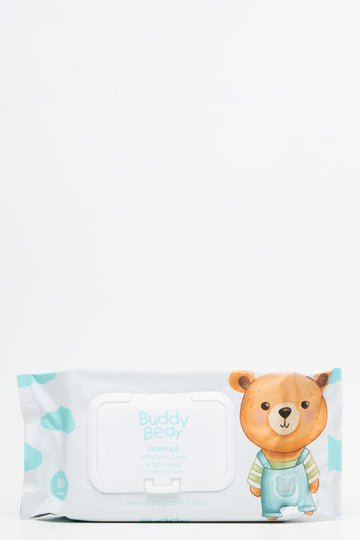 Buddy Bear Fragranced Wipes 80's