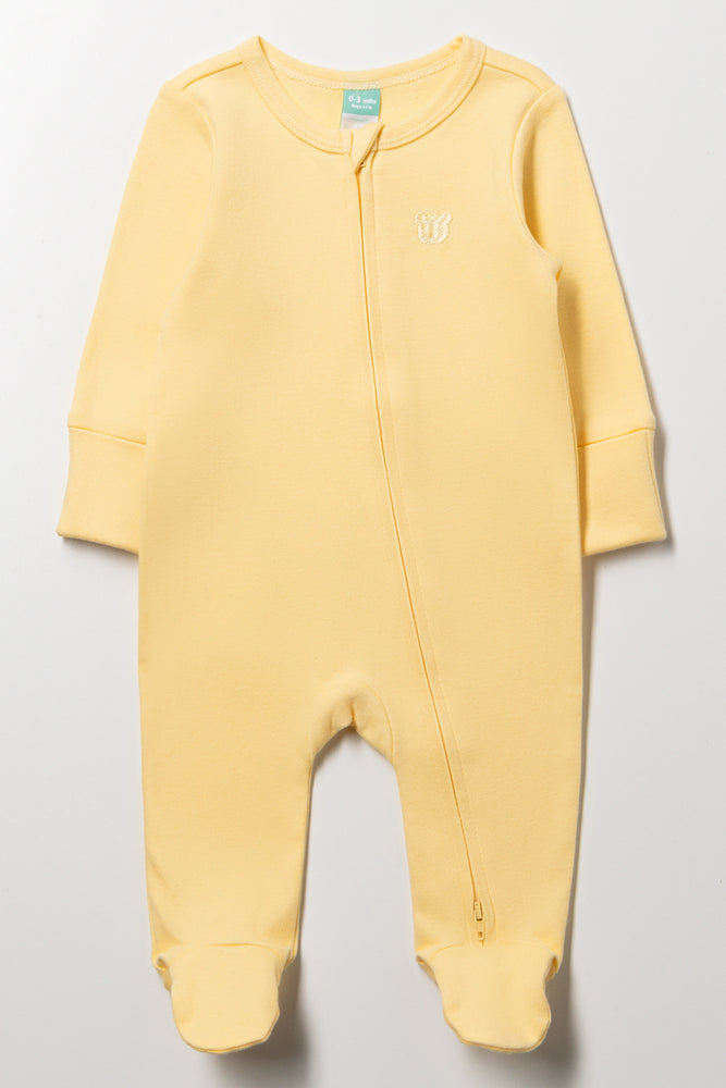 Zip Sleepsuit Yellow