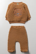 2 Pack Sherpa Set Lion Brown