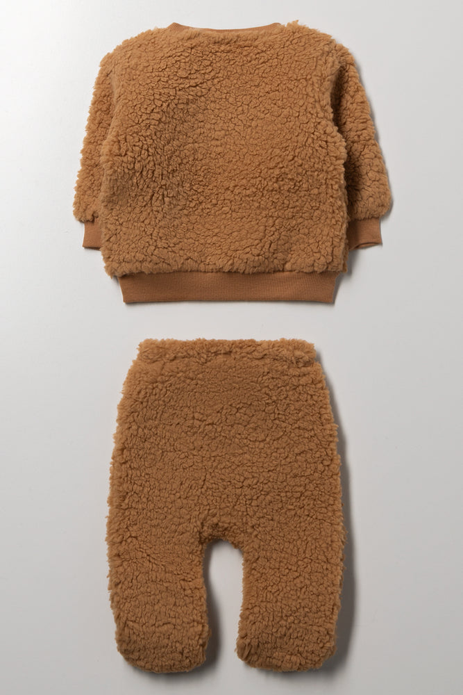 2 Pack Sherpa Set Lion Brown (3)