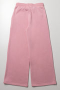 Stitch Wide Leg Trackpants Pink (2)