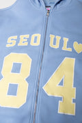 Zip Through Hoodie Blue (1)