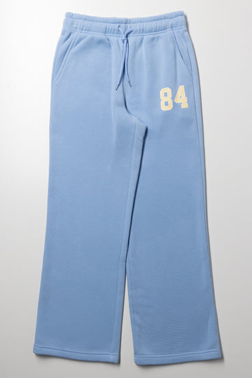 Wide Leg Trackpants Blue