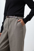 Check Pants with Belt (3)