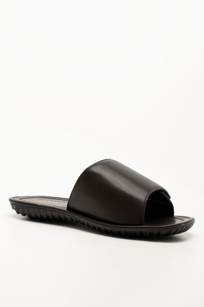 Velcro Mule Sandals Brown (1)