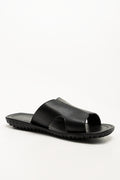 Cut Out Mule Sandals Black (1)