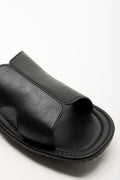 Cut Out Mule Sandals Black (2)