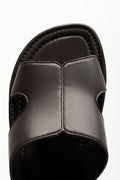 Cut Out Mule Sandals Brown (4)