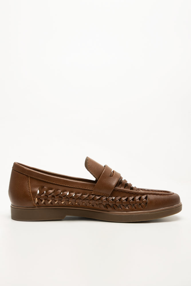 Woven Loafers Tan