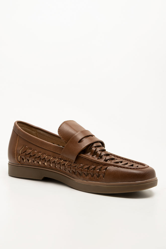 Woven Loafers Tan (1)