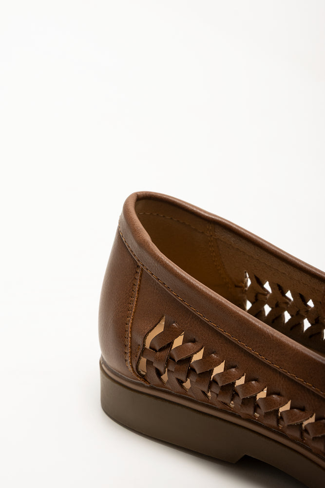Woven Loafers Tan (3)