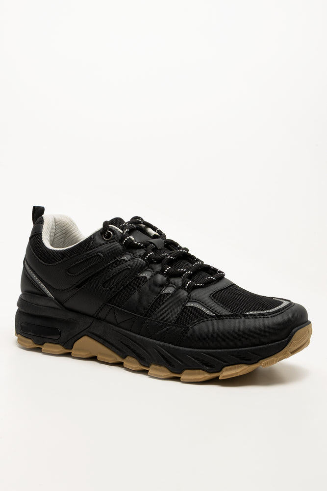 Sporty Outdoor Trainers Black (1)