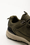 Stitch Detail Trainers Green (3)