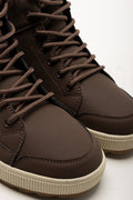Skate High Top Sneakers Brown (2)