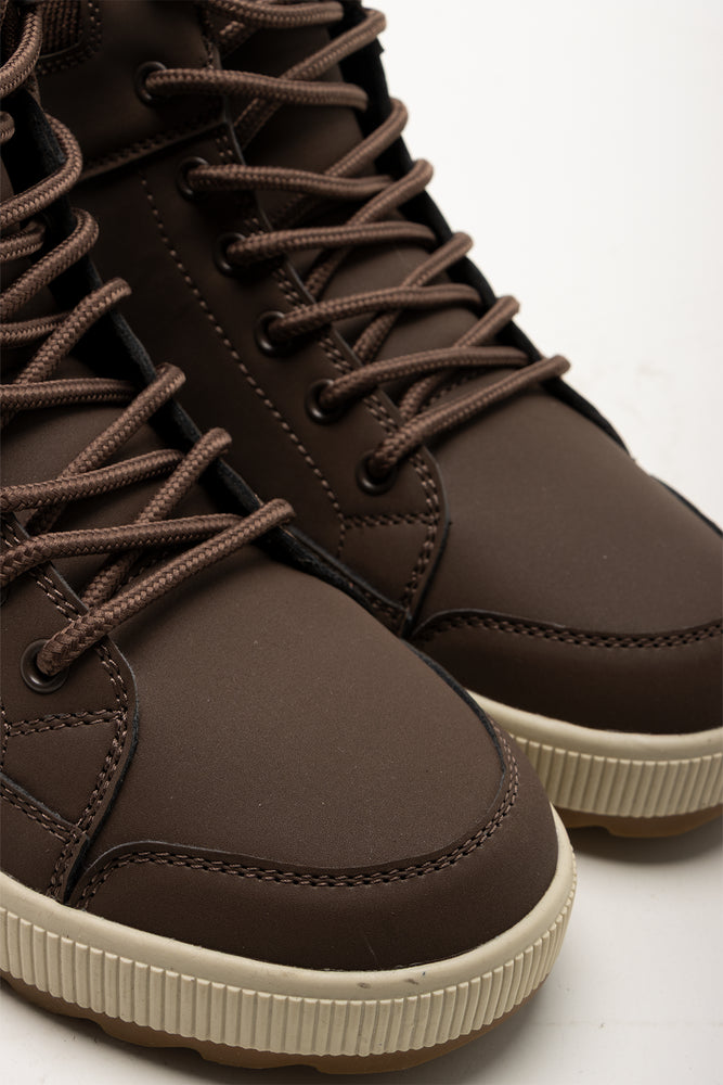 Skate High Top Sneakers Brown (2)