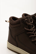Skate High Top Sneakers Brown (3)