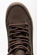 Skate High Top Sneakers Brown (4)