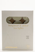 Bergamot And Amber Tea Light Candles