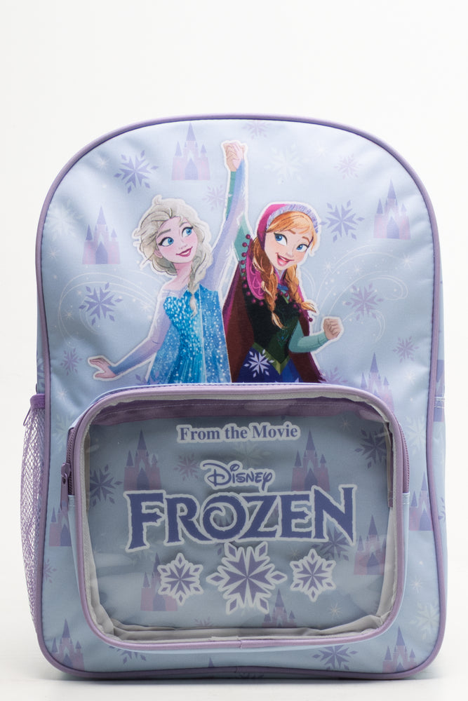 Frozen Front Pocket Backpack Light Blue