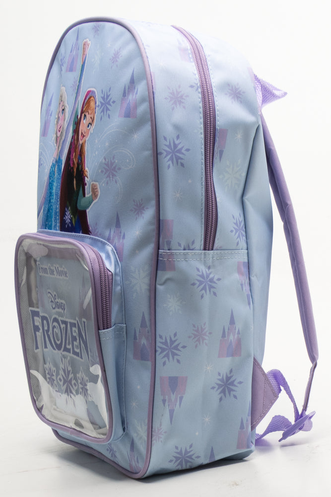 Frozen Front Pocket Backpack Light Blue (1)